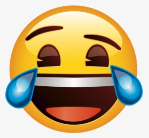 Crying Laughing Emoji Transparent, HD Png Download, Transparent PNG
