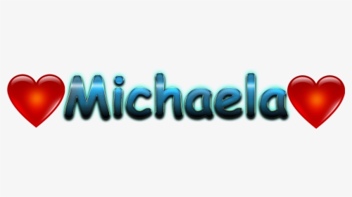 Michaela Love Name Heart Design Png - Name Richard With Hearts, Transparent Png, Transparent PNG