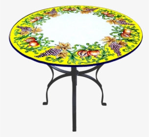 Deruta Italy Pottery Hand Painted Stone Table - Deruta, HD Png Download, Transparent PNG