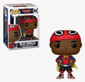 Miles Morales Into The Spider Verse Funko Pop , Png - Funko Spiderman Miles Morales, Transparent Png, Transparent PNG