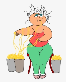 Pasta Girl - Cartoon, HD Png Download, Transparent PNG
