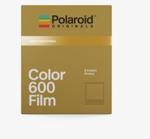004674 600 Gold Frames Front - Polaroid Film 600 Gold, HD Png Download, Transparent PNG