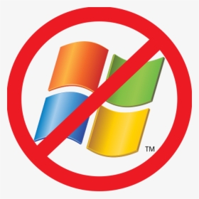 No Windows Xp , Png Download - Microsoft Windows 7 Logo, Transparent Png, Transparent PNG