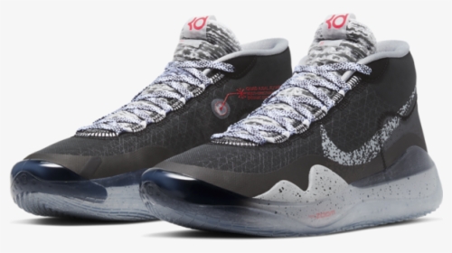 Nike Kd 12 Black Cement - Nike Zoom Kd 12, HD Png Download, Transparent PNG