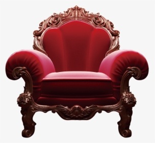 Red Chair Png - Single Red Sofa Png, Transparent Png, Transparent PNG