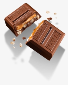 Caramel Hersheys Transparent - Chocolate Bar, HD Png Download, Transparent PNG