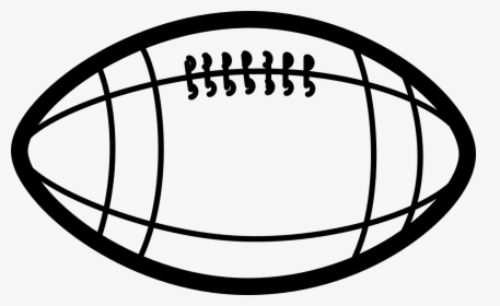 Football Ball Clipart Black And White, HD Png Download, Transparent PNG