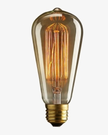 Vintage Lamp Png Pic - Edison Light Bulb Png, Transparent Png, Transparent PNG