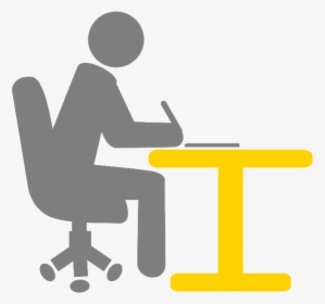Silhouette Tired Office Worker Clipart , Png Download - Tired Office Worker Silhouette, Transparent Png, Transparent PNG