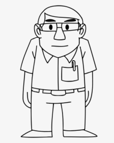 Office Worker - Cartoon, HD Png Download, Transparent PNG
