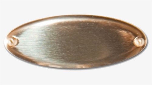 Bright Gold Brass Oval Plate - Wood, HD Png Download, Transparent PNG