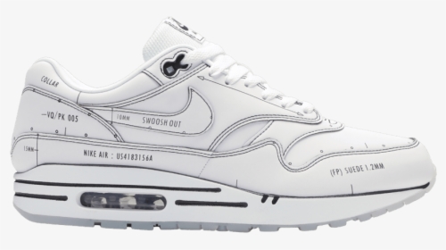 Air Max 1 Sketch To Shelf White, HD Png Download, Transparent PNG