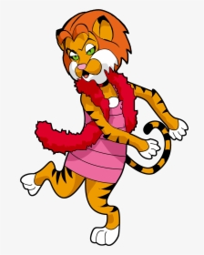 Angie The Angry Tiger - Cartoon, HD Png Download, Transparent PNG