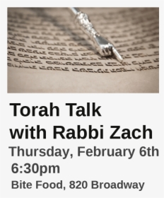 Torah Talk With Rabbi Zach, HD Png Download, Transparent PNG