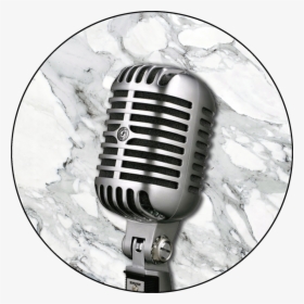 Golden Microphone Png , Png Download - Shure Super 55, Transparent Png, Transparent PNG