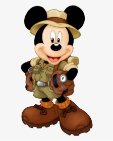 Transparent Minnie Mouse Png - Mickey Mouse Safari, Png Download, Transparent PNG
