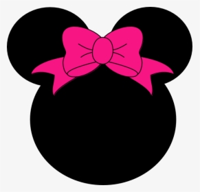 Pink Minnie Mouse Png - Head Of Minnie Mouse, Transparent Png, Transparent PNG