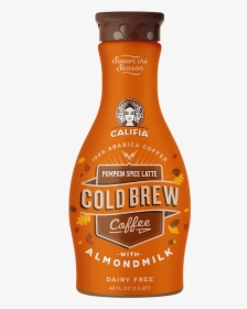 Pumpkin Spice Latte Cold Brew Coffee - Pumpkin Spice Cold Brew Almond Milk, HD Png Download, Transparent PNG