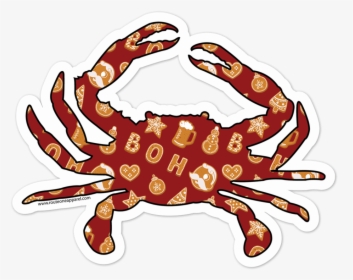 Natty Boh Christmas Cookie Crab / Sticker, HD Png Download, Transparent PNG