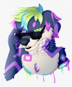 Bust Of This Awesome Vaporwave Style Character I Just - Cartoon, HD Png Download, Transparent PNG