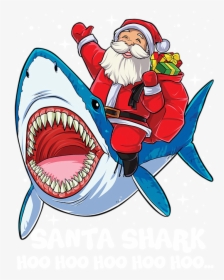Santa Clause And Shark, HD Png Download, Transparent PNG