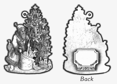 Transparent Black And White Christmas Ornaments Clipart - Illustration, HD Png Download, Transparent PNG