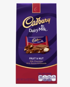 Cadbury Fruit And Nut Calories, HD Png Download, Transparent PNG