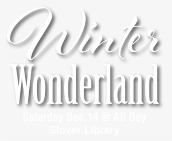 Winter Wonderland - Monochrome, HD Png Download, Transparent PNG