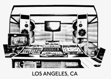 Los Angeles Studio V2 - Monochrome, HD Png Download, Transparent PNG