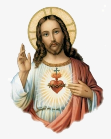 Sacred Heart Of Jesus And Immaculate Heart, HD Png Download, Transparent PNG