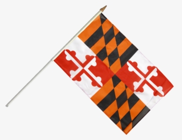 Usa Maryland Hand Waving Flag - Maryland State Flag, HD Png Download, Transparent PNG