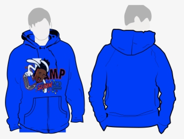 Hoodie Template V1 - Hoodie Template, HD Png Download, Transparent PNG