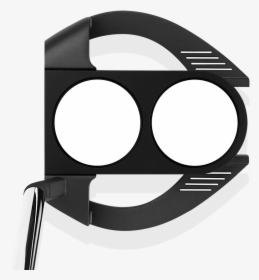 Odyssey O Works Black 2 Ball Fang S Putter, HD Png Download, Transparent PNG