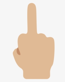 Middle Finger Emoji Png - Doigt D Honneur Png, Transparent Png, Transparent PNG