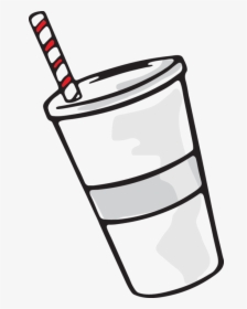 Soda Clipart Black And White, HD Png Download, Transparent PNG