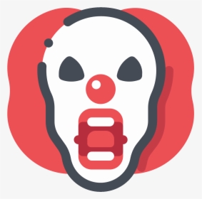 Scary Clown Icon - Icon, HD Png Download, Transparent PNG