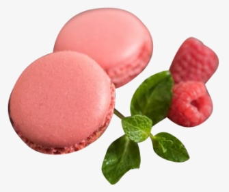 Macarons With Mint Leaf And Strawberry - Lingonberry, HD Png Download, Transparent PNG