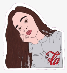 #outline #png #jennaortega - Girl, Transparent Png, Transparent PNG