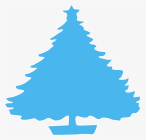 Christmas Tree Silhouette Transparent, HD Png Download, Transparent PNG