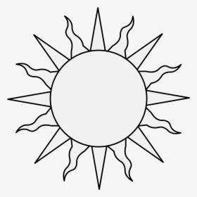 Vintage Sun With Face Clipart, HD Png Download, Transparent PNG