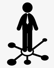 Freeuse Stock Businessman Clipart Ideal Man - Stick Figure With Briefcase, HD Png Download, Transparent PNG