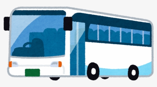 Highway Clipart Bus Route, Highway Bus Route Transparent - Japan Bus Clipart, HD Png Download, Transparent PNG