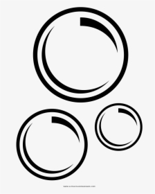 Soap Bubbles Clipart Black And White - Circle, HD Png Download, Transparent PNG