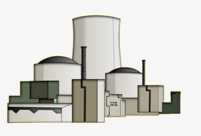 Power Plant Clipart Nuclear P - Nuclear Power Plant Clip Art, HD Png Download, Transparent PNG