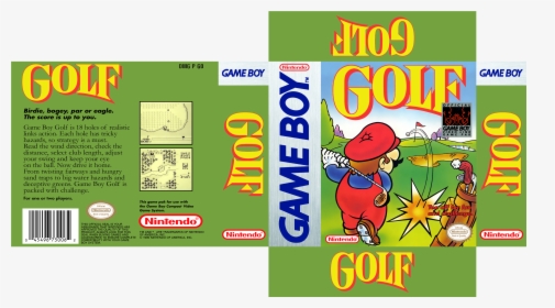 Y Is The Width Of The Side, And Z Is The Height Of - Mario Golf Game Boy, HD Png Download, Transparent PNG