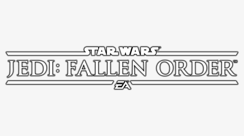 Star Wars Jedi Fallen Order Logo White, HD Png Download, Transparent PNG