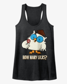 Owl How Many Licks Tootsie Pop Racerback Tank Top - Tootsie Pop, HD Png Download, Transparent PNG
