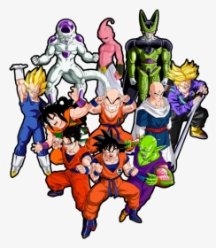 Transparent Dragon Ball Z Characters Png - Dragon Ball Z White Hoodie, Png Download, Transparent PNG