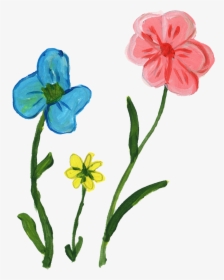 Flower Paint Png Free, Transparent Png, Transparent PNG