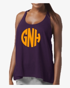 Purple Flare Tank Top - Active Tank, HD Png Download, Transparent PNG